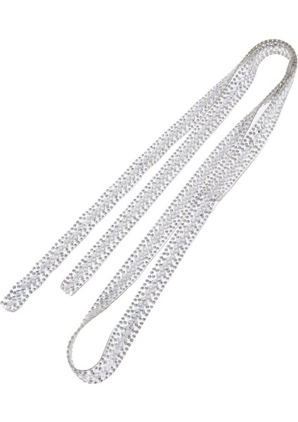 Rhinestone Trim Aplike 1 Yarda Kristal Zinciri Bantlama Elmas Kare Çiçek (Yurt Dışından) fırsatları