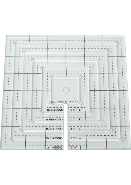 6ADET Kare Plaka Kapitone Cetvel Patchwork Yorgan Şablonu Zanaat Araçları (Yurt Dışından) fiyatları