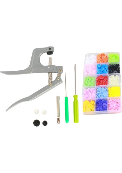 158ADET T3 T5 T8 Plastik Snap Düğmesi Snaps Pense Dikiş ve Işletme Için 15 Çok Renklendirme (Yurt Dışından) modelleri