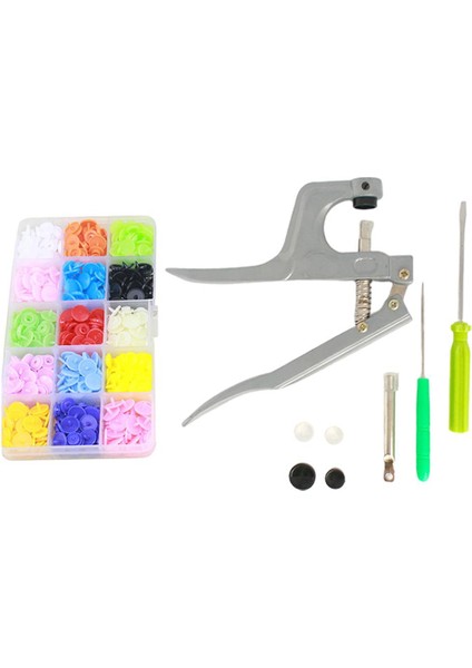 158ADET T3 T5 T8 Plastik Snap Düğmesi Snaps Pense Dikiş ve Işletme Için 15 Çok Renklendirme (Yurt Dışından) fırsatları