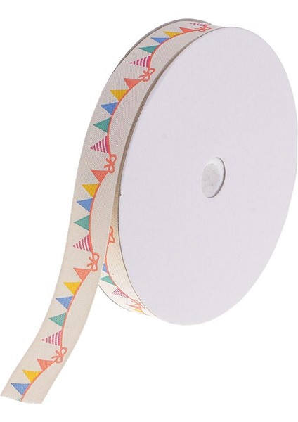 20 Metre Renkli Baskılı Polyester Kurdeleler Yay Düğün Dekorasyonu 15MM (Yurt Dışından)