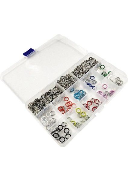 100 Set Prong Ring Snap Taşıyıcılar Dikiş Düğmeleri Scrapbook Malzemeleri (Yurt Dışından)