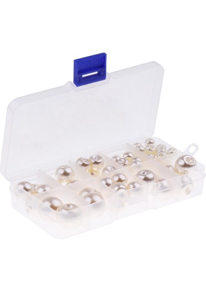 79ADET Çeşitli Boyutlar Gelinlik Için Reçine Inci Düğmeleri Mücevher Yapımı (Yurt Dışından)