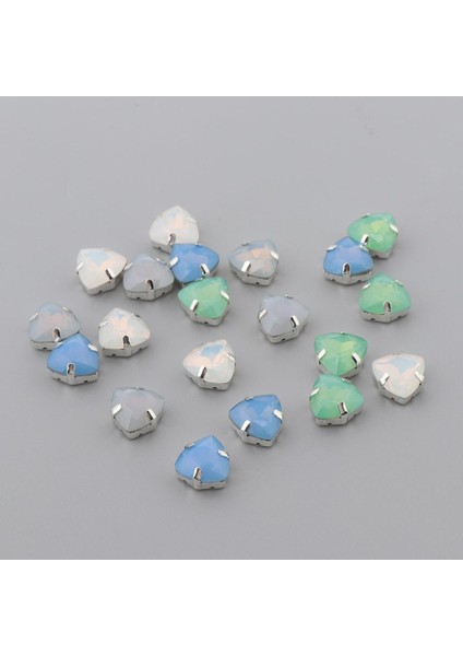 20ADET Üçgen Yüzlü Cam Taşları Dikiş Düz Backback Crystal Rhinestone Craft (Yurt Dışından) fırsatları