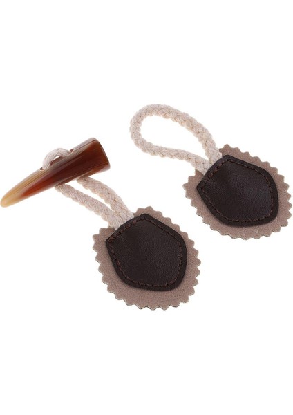 1 Çift Dekoratif Boynuz Geçiş Dikiş Kapağı Düğmeleri Ceket Ceketli Duffle (Yurt Dışından) fırsatları