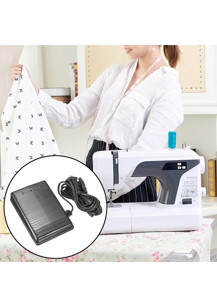 Kordon Onarım Parçası ile 110V ile Çalışan Dikiş Makinesi Ayak Kontrolü Pedalı Ayağı (Yurt Dışından) modelleri