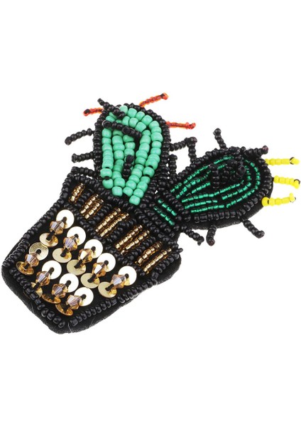 1 Adet Kaktüs Nakış Boncuklu Kumaş Aplike Yamalar Için Dikmek (Yurt Dışından)