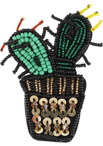 1 Adet Kaktüs Nakış Boncuklu Kumaş Aplike Yamalar Için Dikmek (Yurt Dışından) fiyatları