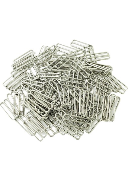 100 Adet Metal Gümüş Sütyen Kayış Ayarlayıcı Kaydırıcı Kanca Şekil 8 Iç Çamaşırı Tokası (Yurt Dışından) modelleri
