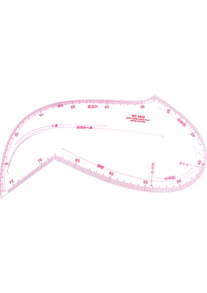 Giysi Dikiş Kapitone Aletleri Için Sert Plastik Fransız Eğri Cetveli (Yurt Dışından)