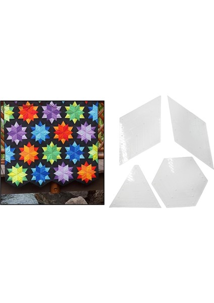 4 Pack Net Akrilik Kapitone Cetvel Şablonu Terzi Çizim Dokuma Ölçüm (Yurt Dışından) indirimleri