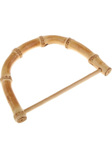 12.5 cm Bambu Torba Askısı Çerçeve Çanta Yapımı Için Ahşap Sap (Yurt Dışından)