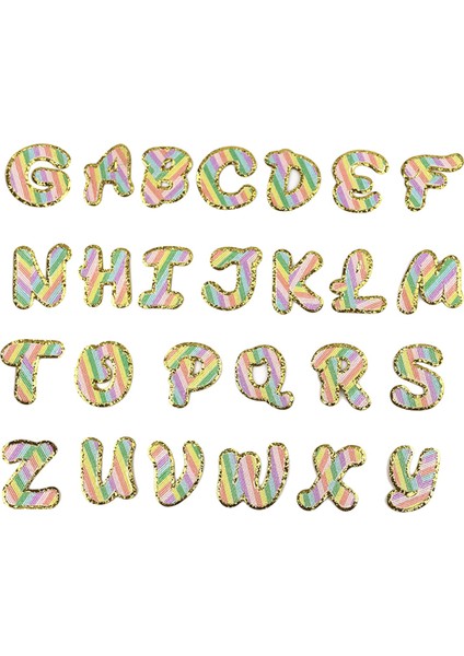 26X Nakış Yamaları A-Z Ingilizce Mektup Aplikes Kotlar Için Dekoratif Kendi Kendine Yapışkan (Yurt Dışından) fiyatları