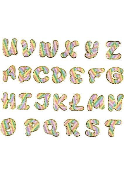 26X Nakış Yamaları A-Z Ingilizce Mektup Aplikes Kotlar Için Dekoratif Kendi Kendine Yapışkan (Yurt Dışından) modelleri