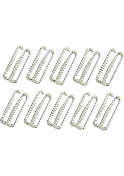 Metal Iç Çamaşırı Donanım Dikiş Klipsleri Düzenleyiciler Sütyen Kayış Kaydırıcıları 10 Adet 25MM 9-Shape1 (Yurt Dışından) fırsatları