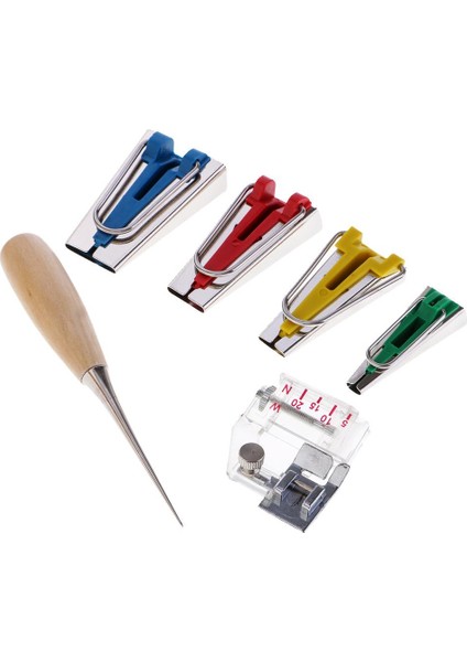 6 Adet Dikiş Aksesuarları Kumaş Önyargı Bant Üreticisi Seti Dikiş Kapitone Için Set (Yurt Dışından) fiyatları