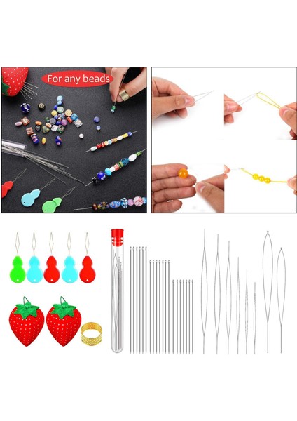 Büyük Göz Boncuklu Iğneler Uzun Düz Nakış Iğnesi Mücevher Yapmak Için Gümüş Yapmak 37ADET (Yurt Dışından) fırsatları