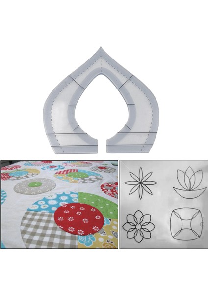 Kapitone Şablon Kapitone Cetvel Dikiş Aracı 2 Adet (Yurt Dışından) fırsatları