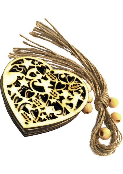 10 Adet Noel Çip Süsleri Için Ip ile Oyuk (Yurt Dışından)