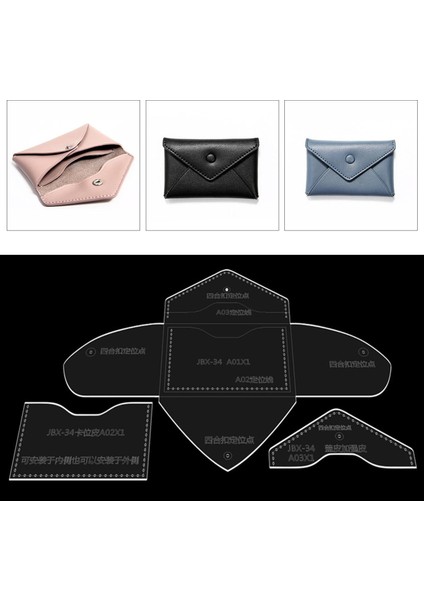 Çanta Cüzdan Şablonu Akrilik Yapımı Kapitone Şablon (Yurt Dışından) modelleri