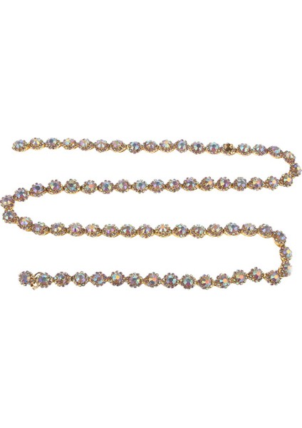 1 Yarda Altın Ab Cam Rhinestone Zinciri Aplike Trim Dikiş El Sanatları Üzerinde Dikmek (Yurt Dışından) fırsatları