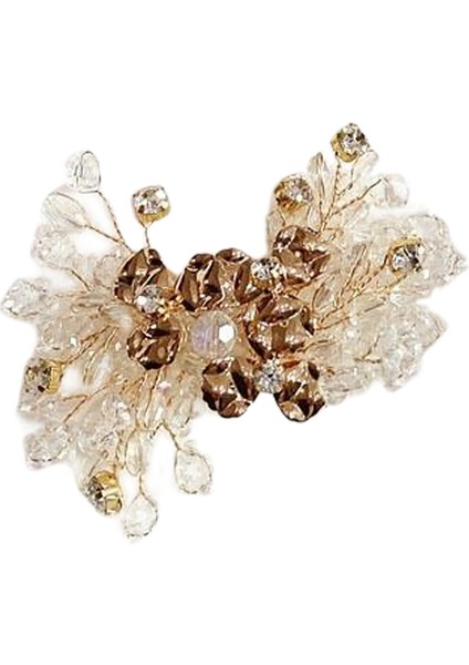 Zarif Ayakkabı Tahkisi Ayakkabı Çiçek Takı Dekoru Kızlar Için Yüksek Topuklu Flats 1ADET Gold 8.5X7CM (Yurt Dışından) fiyatları