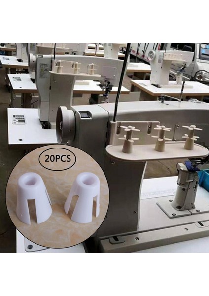 20X Bobin Pençe Iplik Makarası Koni Tutucu Kapitone El Sanatları Beyaz Dikiş Parçası (Yurt Dışından) modelleri