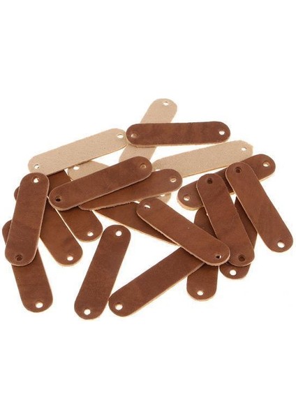 Pu Deri Etiket Etiketleri 4 Adet (Yurt Dışından)