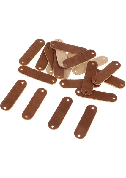 Pu Deri Etiket Etiketleri 4 Adet (Yurt Dışından) indirimleri