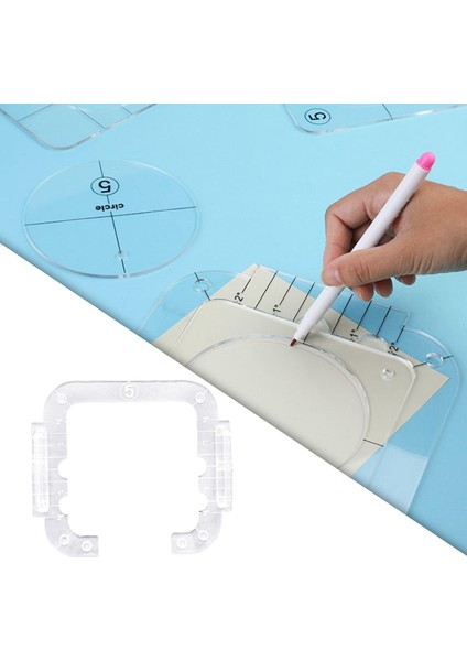 Serbest Hareketli Kapitone Şablon Cetvel Çerçeve Dikiş Işçiliği Aracı Temiz (Yurt Dışından) modelleri