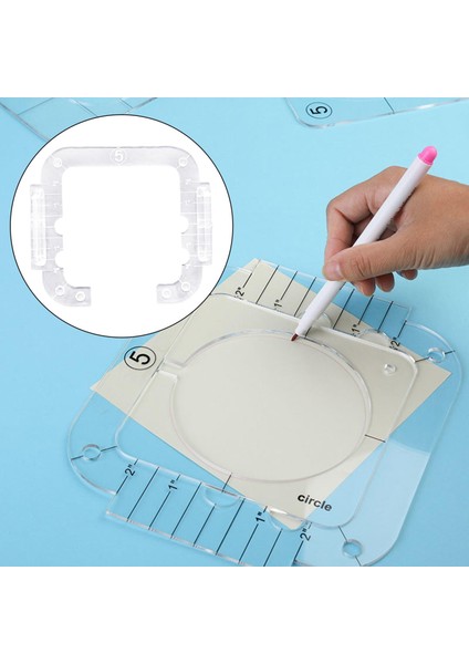 Serbest Hareketli Kapitone Şablon Cetvel Çerçeve Dikiş Işçiliği Aracı Temiz (Yurt Dışından) fırsatları