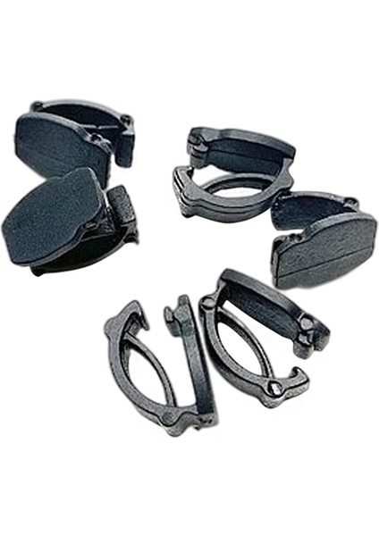 100X Fermuar Çekme Kablosu Kilidi Shoelace Uçları Paracord Için Siyah Tokalar Tıpa (Yurt Dışından) modelleri