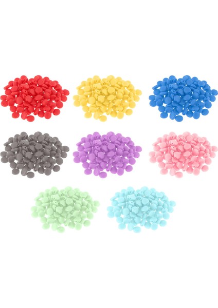 100 Adet Kordon Kilitleri Yüz Maskesi Düz 10 mm Için Durdurucu Kayma Kordon Ayarlayıcısı (Yurt Dışından)