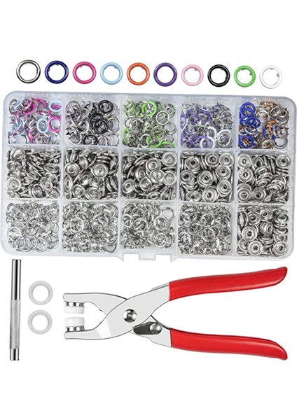 Snap Düğmeler Kit Dikiş Aracı El Sanatları W Torba Ceket Için Finfener Pense (Yurt Dışından)