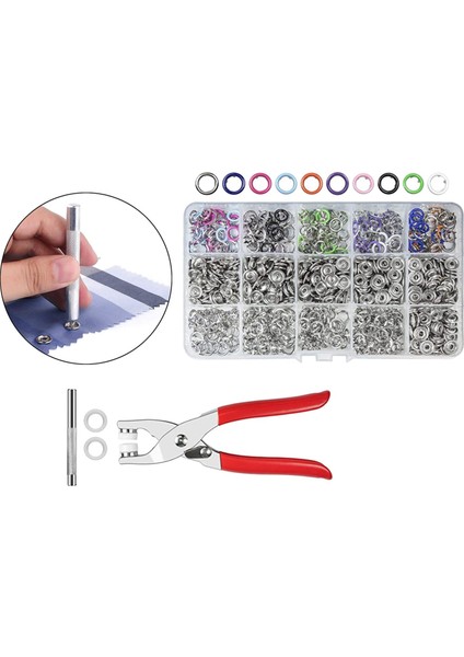 Snap Düğmeler Kit Dikiş Aracı El Sanatları W Torba Ceket Için Finfener Pense (Yurt Dışından) fırsatları