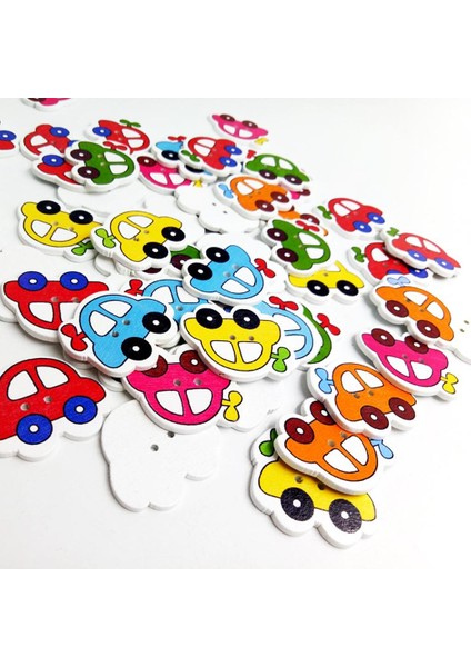 Ahşap Düğmeler 2 Adet (Yurt Dışından) indirimleri