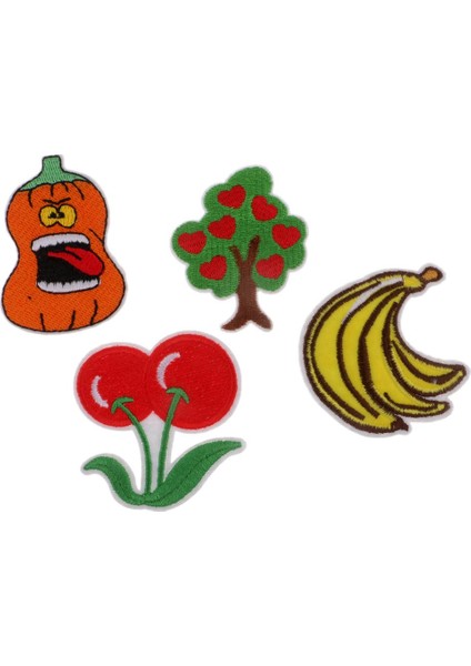 18 Adet Sevimli Meyveler Serisi Yama Aplike Kıyafetler Nakış Yamaları Çıkartmaları (Yurt Dışından) indirimleri
