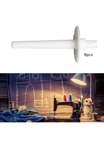 6x Katı Dikiş Makinesi Makara Pimleri Ekstra Stand Bobin 2.4x5.6cm Stand Tutucu (Yurt Dışından) fırsatları