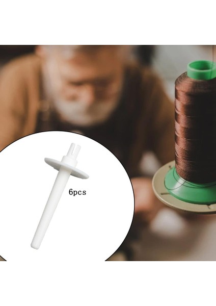 6x Katı Dikiş Makinesi Makara Pimleri Ekstra Stand Bobin 2.4x5.6cm Stand Tutucu (Yurt Dışından) indirimleri