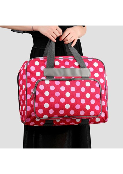 Dikiş Makinesi Çantası Büyük Kapasiteli Dot Desen Moda Faydalı Depolama Çantaları Oxford (Yurt Dışından) modelleri