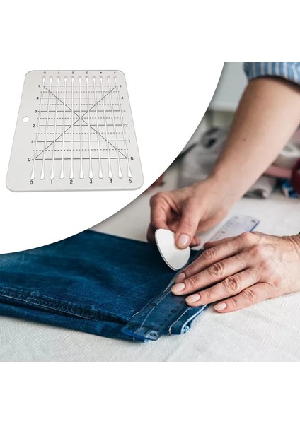 Kapitone Cetvel Şablonu Patchwork Bez Kesme 5 "malzemeleri (Yurt Dışından) modelleri