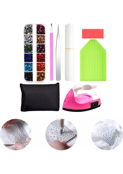 Çantalar Için Kristal Rhinestone Aplikatörü Kıyafetler Sanat El Sanatları (Yurt Dışından) modelleri