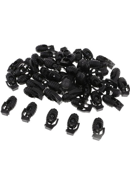 50 Adet Plastik Kordon Kilit Durdurucu Yay Paracord Için Tutucular (Yurt Dışından) indirimleri
