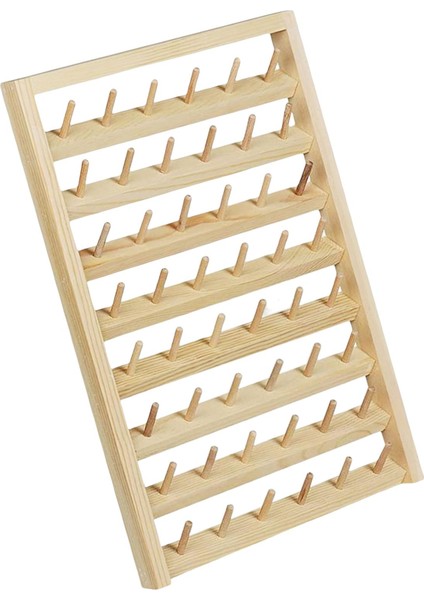 48 Makara Dikiş Iplik Raf Duvarı Montajlı Dikiş Tutucu Organizatör 48 Makara 43X30.5X2CM (Yurt Dışından)