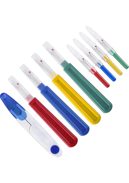 9 Adet Plastik Dikiş Dikiş Ipliği Açılmayan Dikiş Ripper ve Iplik Makası (Yurt Dışından)