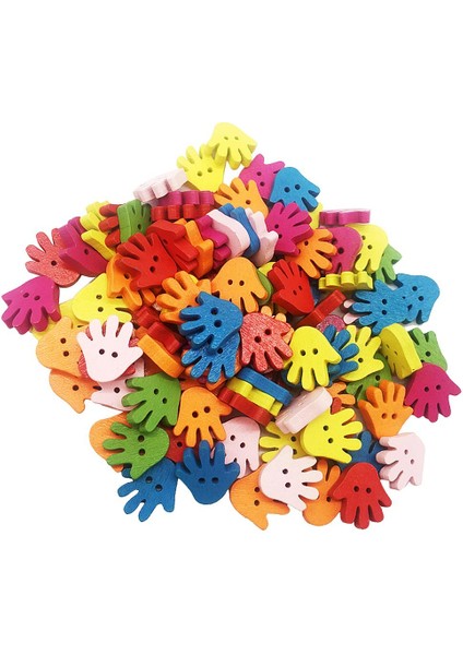 100 Adet. El Düğmeleri Düğmeler Çocuk Düğmeleri Giyim Dekorasyon El Sanatları (Yurt Dışından)