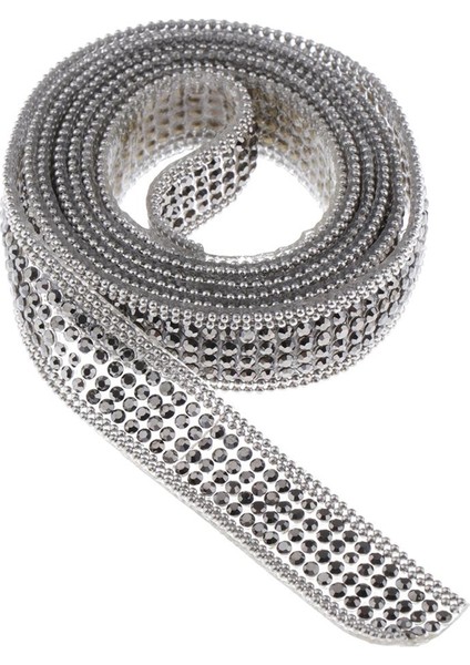 1 Yarda Rhinestone Kurdele Parıltı Şerit 1.5 cm Rhinestone Şerit Incileri (Yurt Dışından)