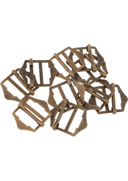10 Adet Bronz Kayış Kaydırıcı Ayarlanabilir Toka Kayışı 20MM (Yurt Dışından) fiyatları