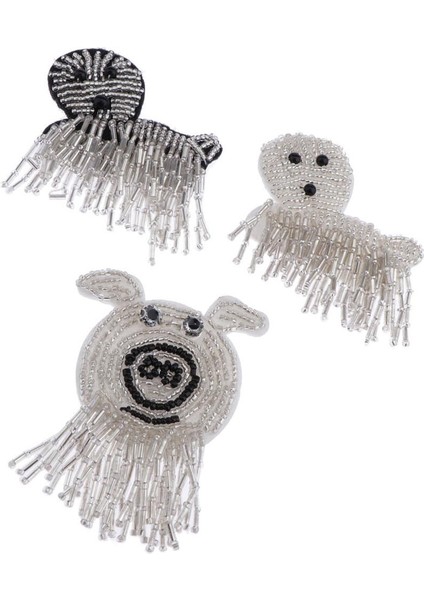 Kristal Rhinestone Boncukları Üzerinde 3 Nakış Aplike Yama Demir (Yurt Dışından) indirimleri