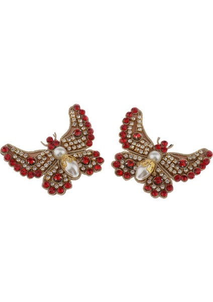 2ADET Işlemeli Kelebek Yama Dikütü Üzerinde Yama Aplike Kıyafetler Elbise Şapka (Yurt Dışından) fiyatları